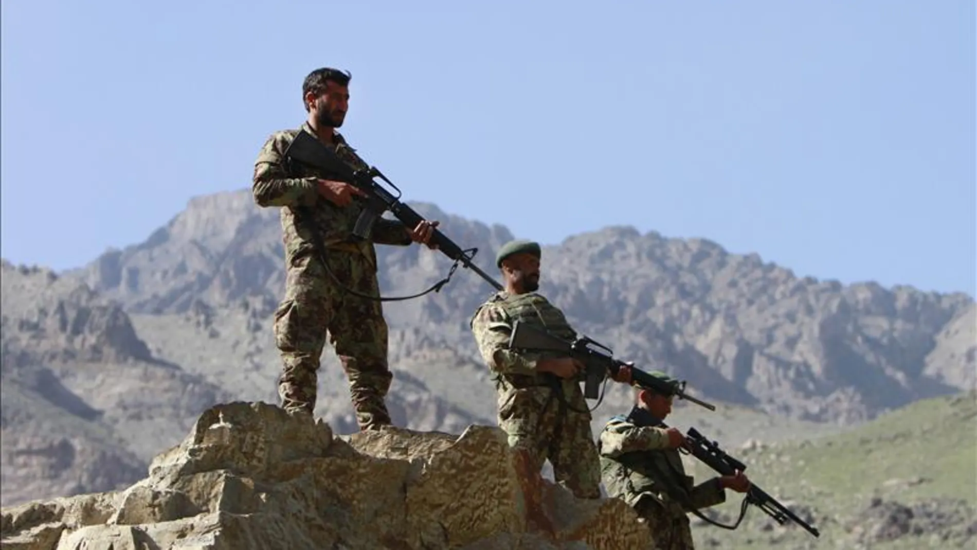 Soldados en Afganistán