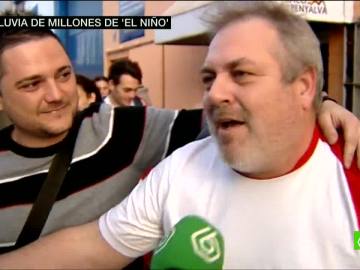 Uno de los premiados con el sorteo de 'El Ni&ntilde;o'