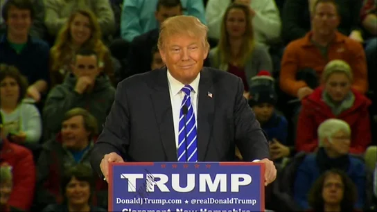 Donald Trump, en un mitin electoral Donald Trump, en un mitin electoral