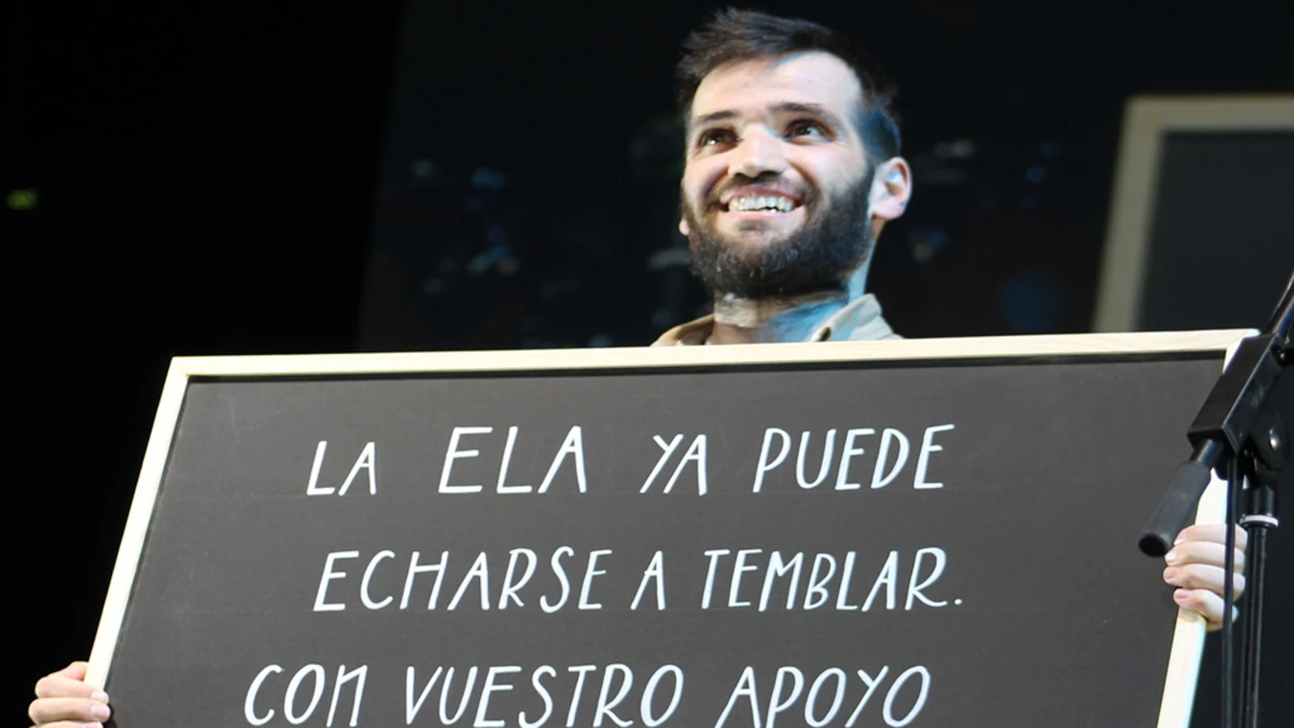 Carlos Matallanas, durante el concierto #PorUnMundoSinELA Carlos Matallanas, durante el concierto #PorUnMundoSinELA