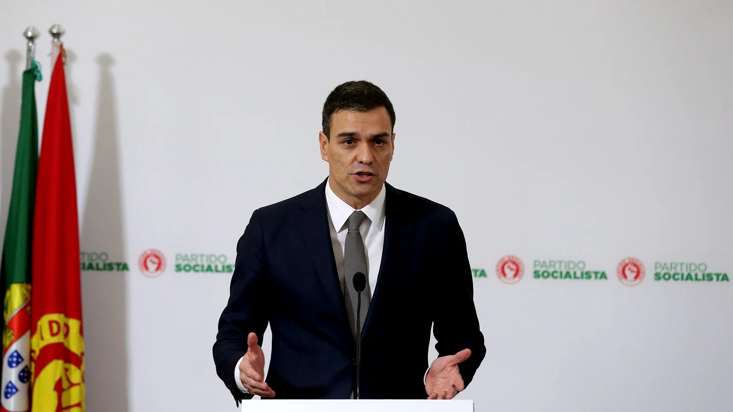 Pedro Sánchez, tras su reunión con Antonio Costa, presidente de Portugal Pedro Sánchez, tras su reunión con Antonio Costa, presidente de Portugal