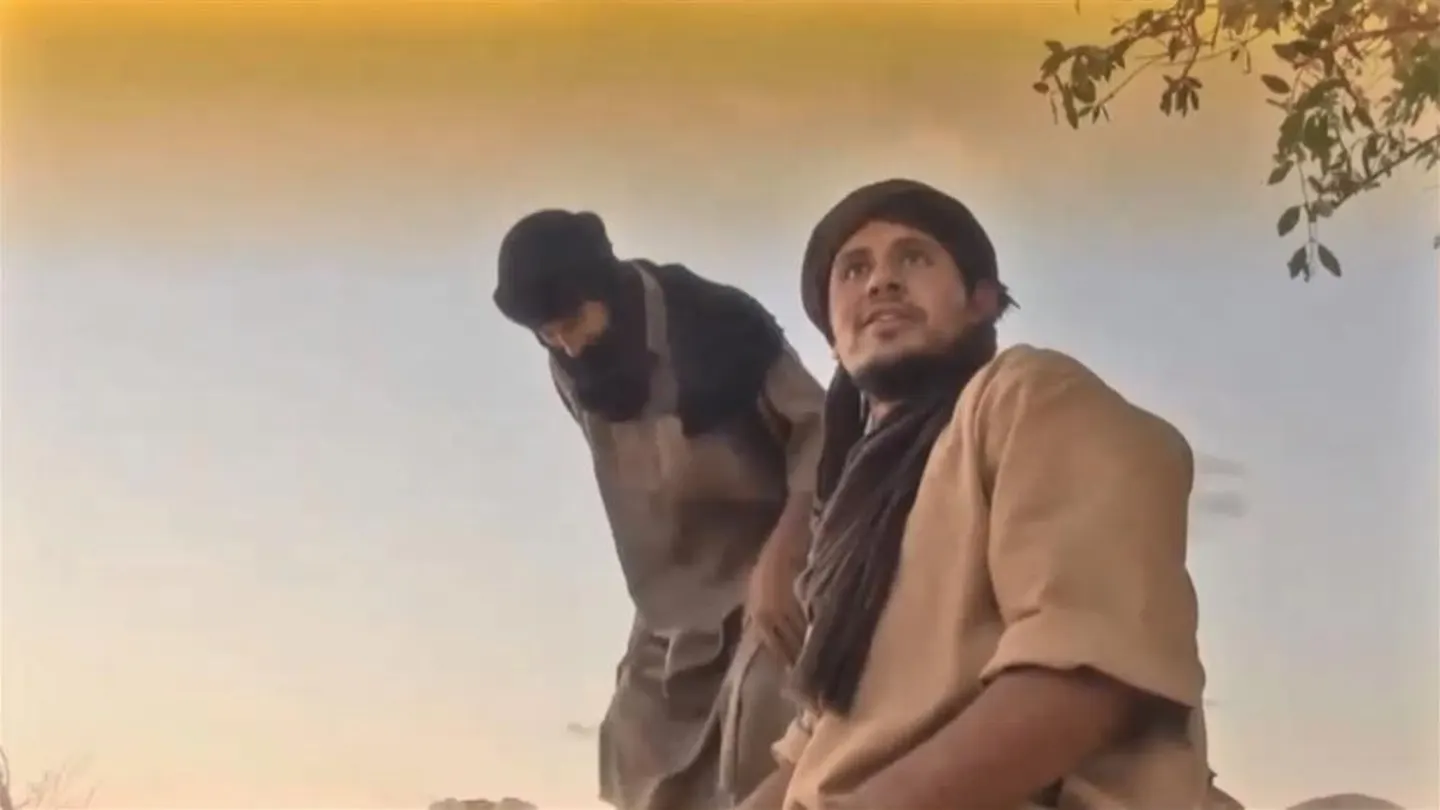Fotograma del vídeo de Al Qaeda Fotograma del vídeo de Al Qaeda