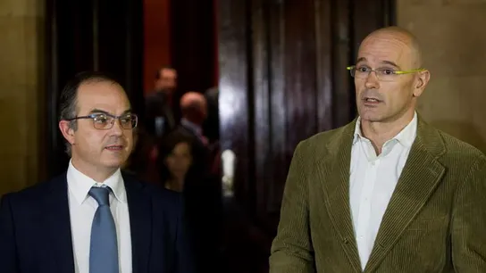 Los diputados Josep Rull y Raül Romeva Los diputados Josep Rull y Raül Romeva