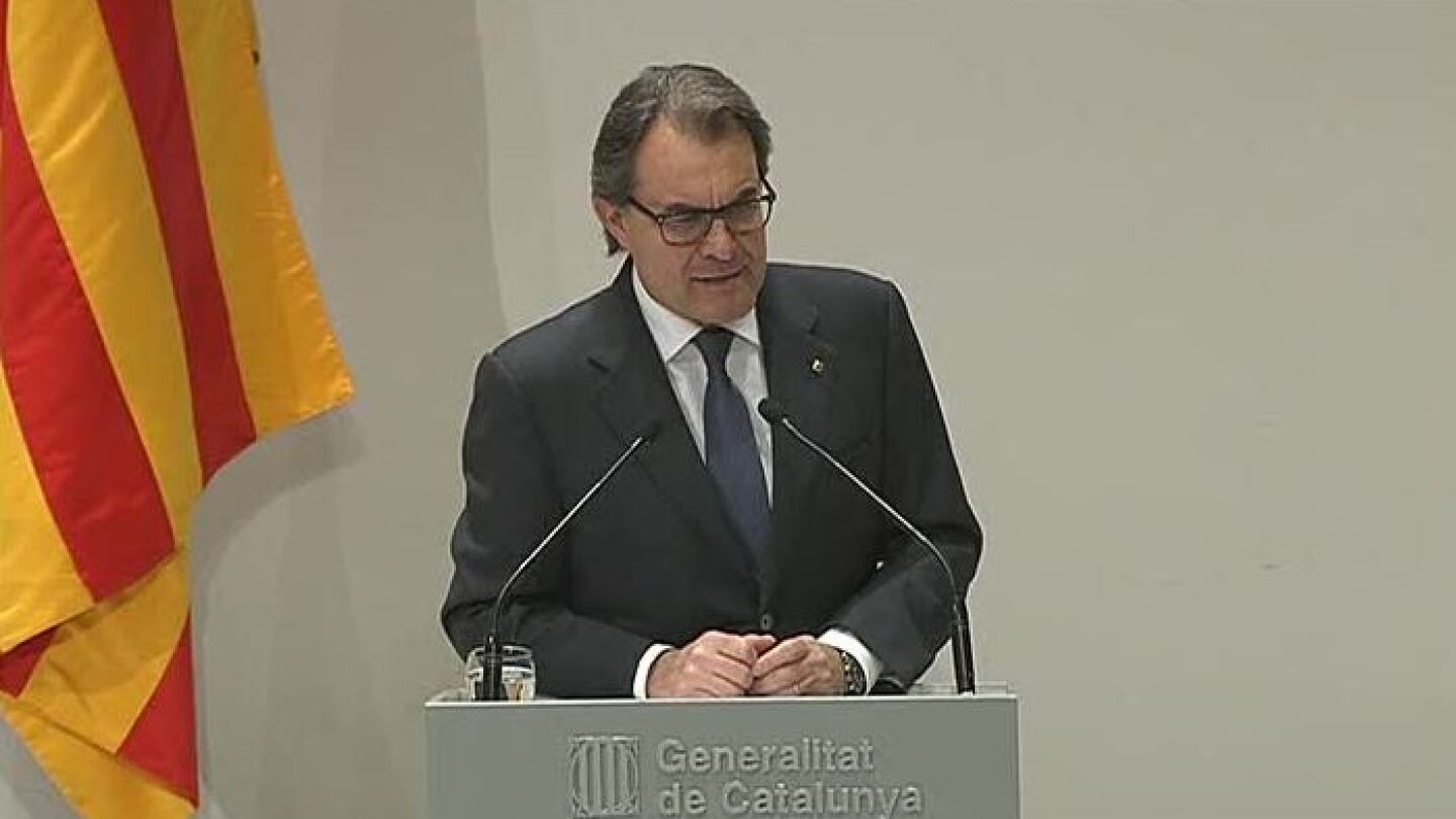 Artur Mas comparece tras reunirse con la c&uacute;pula de CDC
