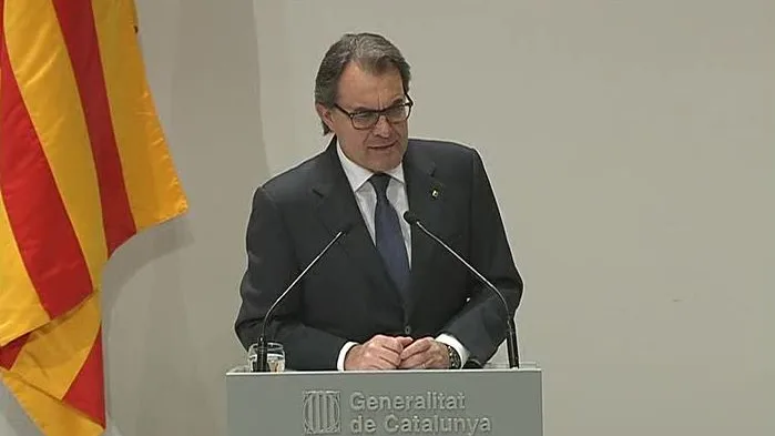Artur Mas comparece tras reunirse con la cúpula de CDC