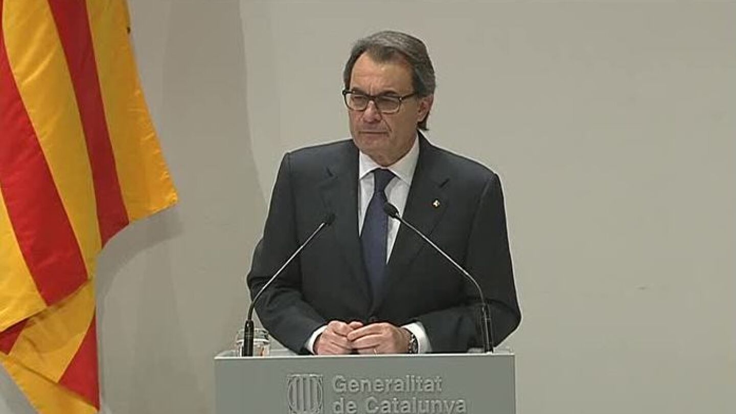 Artur Mas comparece en rueda de prensa tras reunirse con la c&uacute;pula de CDC