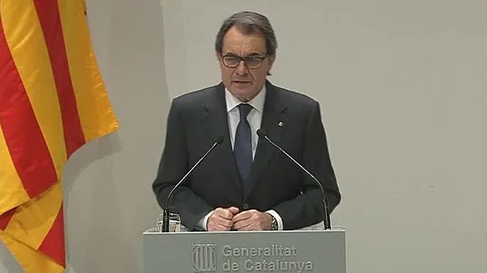 Declaraciones de Artur Mas en rueda de prensa