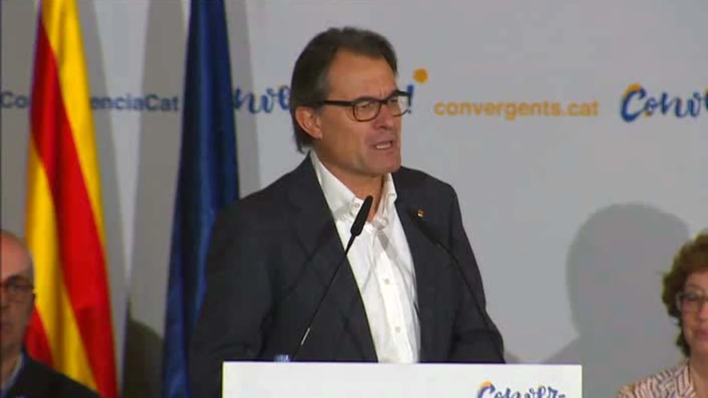 Artur Mas en el Consejo Nacional de CDC tras anunciar su renuncia Artur Mas en el Consejo Nacional de CDC tras anunciar su renuncia