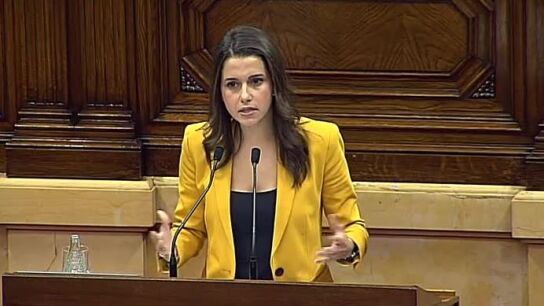 In&eacute;s Arrimadas comparece en el pleno de investidura