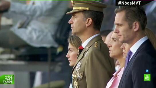 Familia Real, durante el desfile tradicional