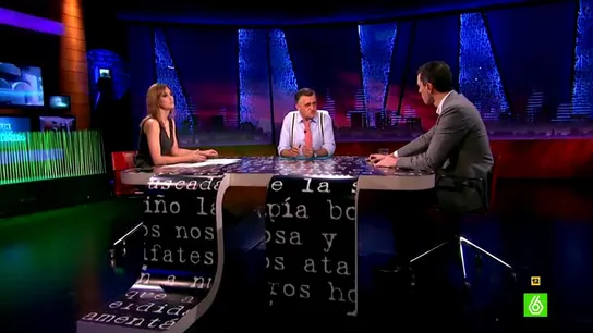 Pedro Sánchez con Wyoming y Sabatés Pedro Sánchez con Wyoming y Sabatés