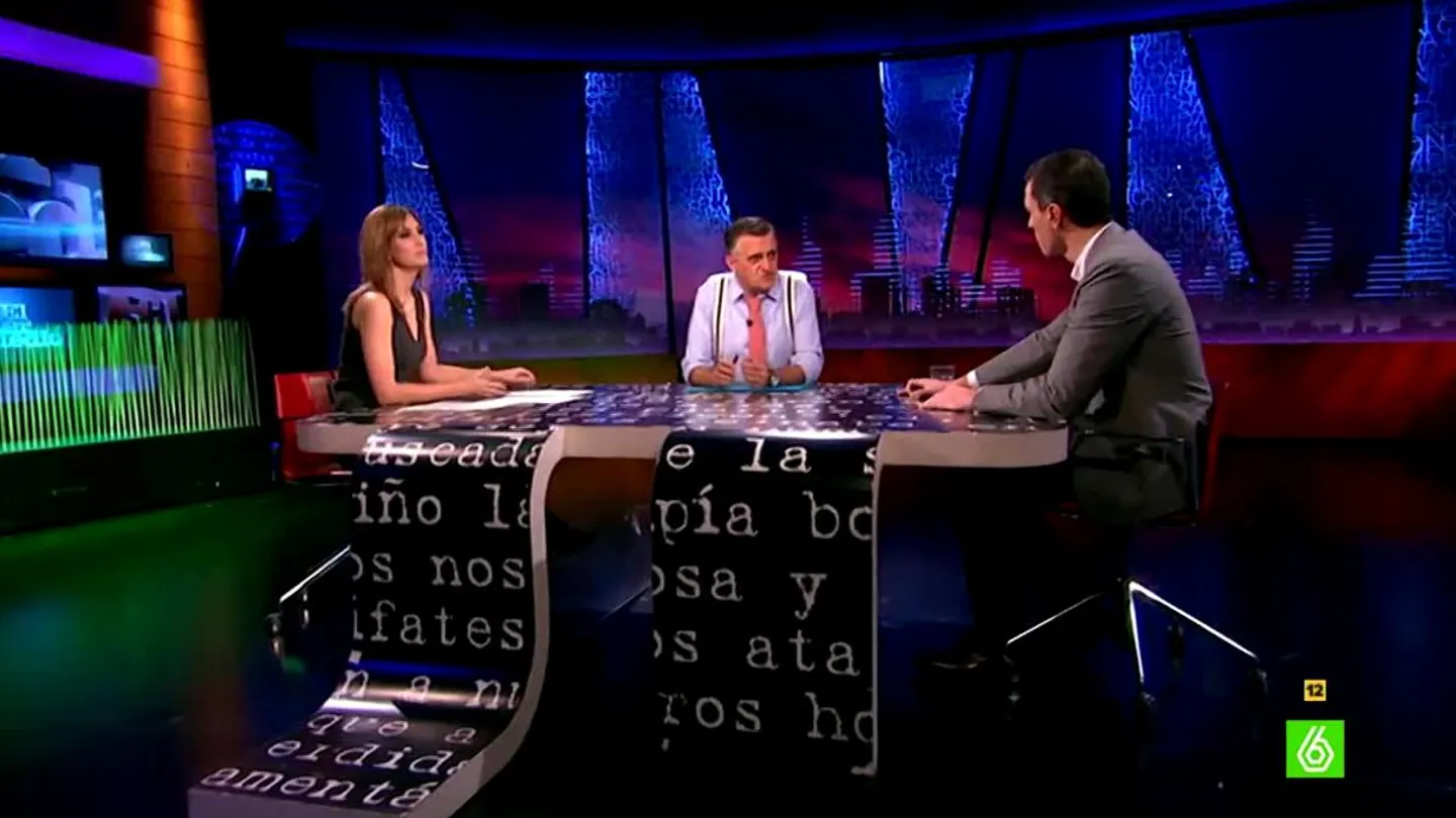 Pedro Sánchez con Wyoming y Sabatés Pedro Sánchez con Wyoming y Sabatés