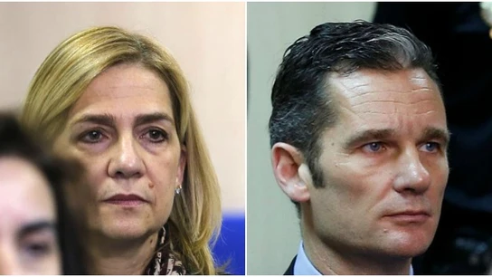 La infanta Cristina y Urdangarin, durante el juicio La infanta Cristina y Urdangarin, durante el juicio