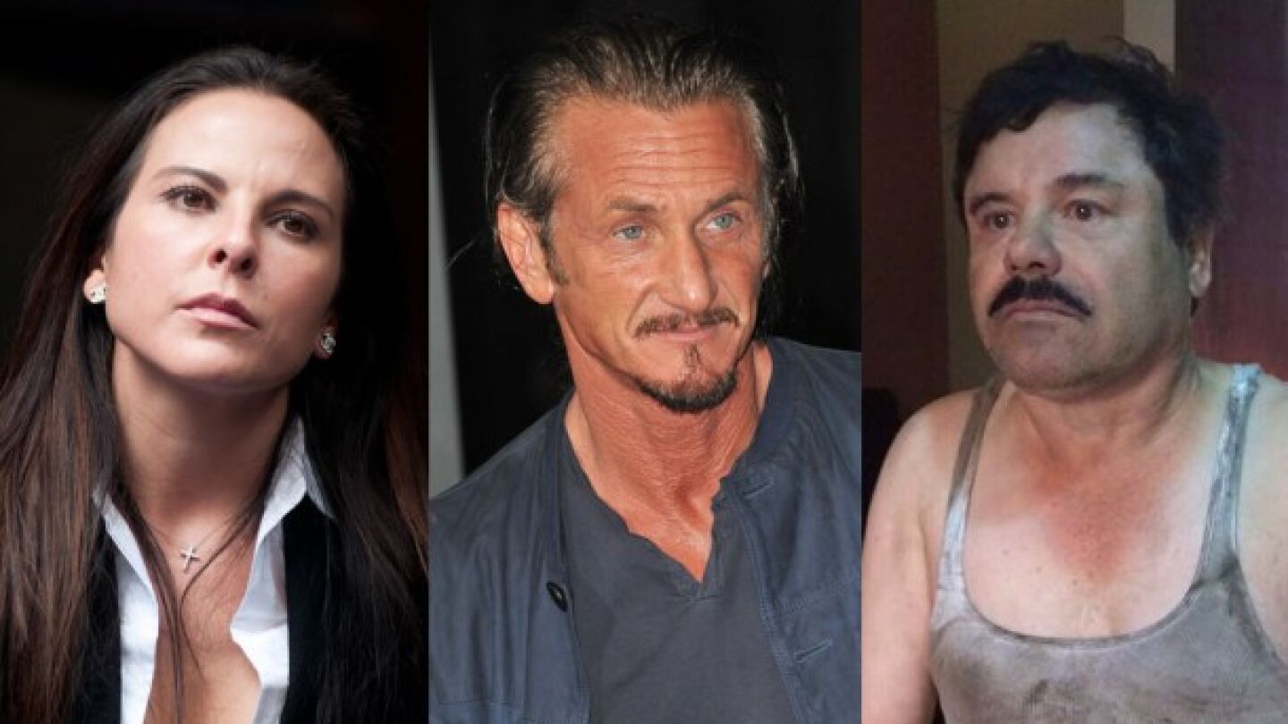 Kate del Castillo, Sean Penn y 'Chapo' Guzm&aacute;n