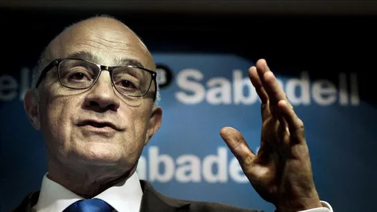 El presidente del Sabadell, Josep Oliu El presidente del Sabadell, Josep Oliu