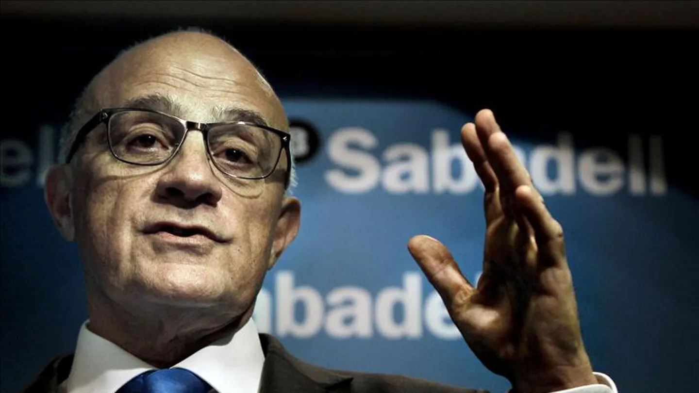 El presidente del Sabadell, Josep Oliu El presidente del Sabadell, Josep Oliu