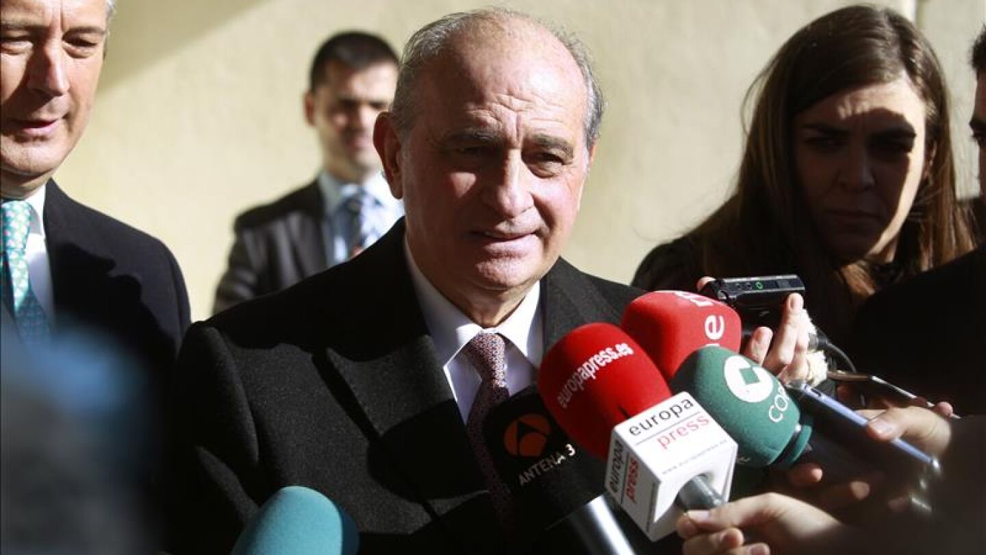 El ministro del Interior en funciones, Jorge Fern&aacute;ndez D&iacute;az