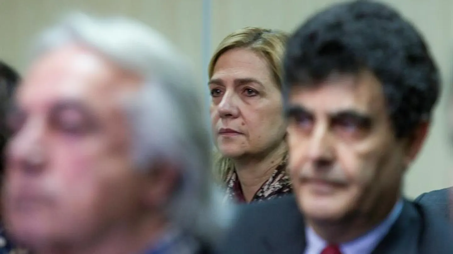 La infanta Cristina en el banquillo de los acusados La infanta Cristina en el banquillo de los acusados
