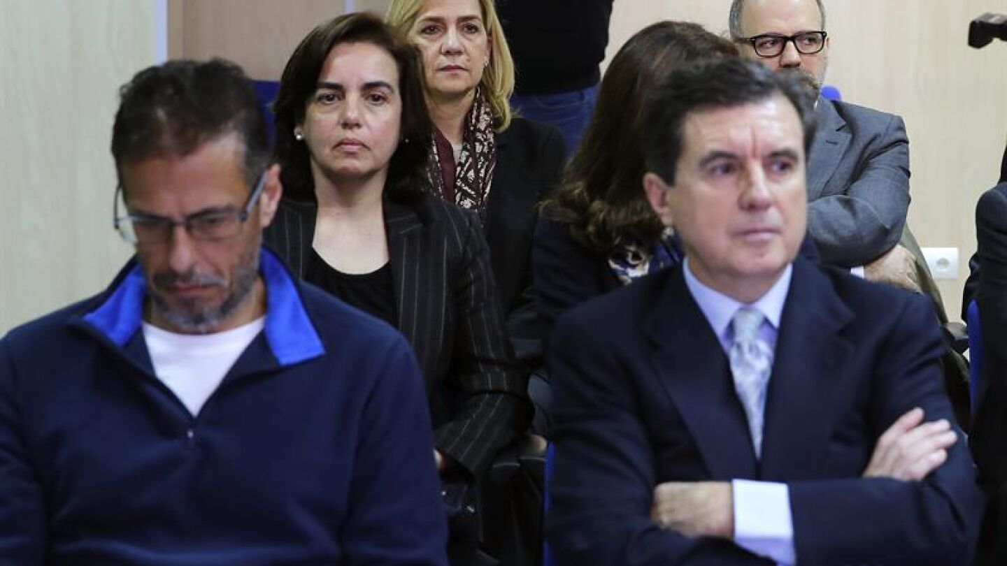 El banquillo de los acusados del caso N&oacute;os