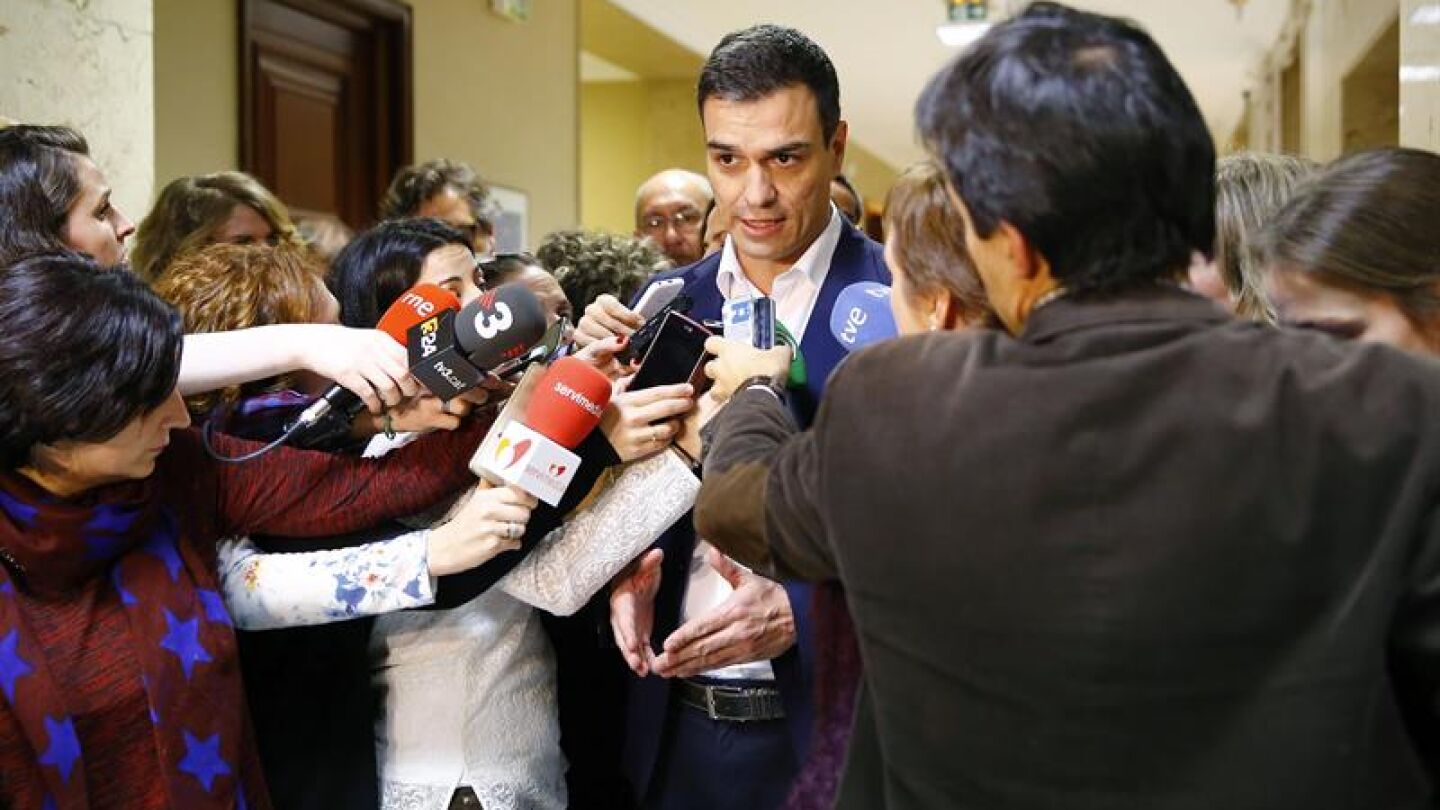 Pedro S&aacute;nchez en el Congreso de los Diputados