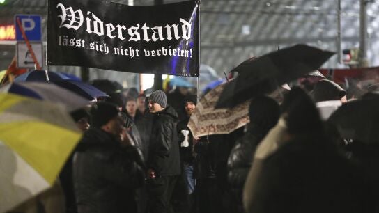 Varios miembros del movimiento islam&oacute;fobo Legida