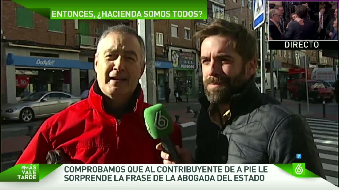 La calle opina sobre la frase 'Hacienda somos todos'