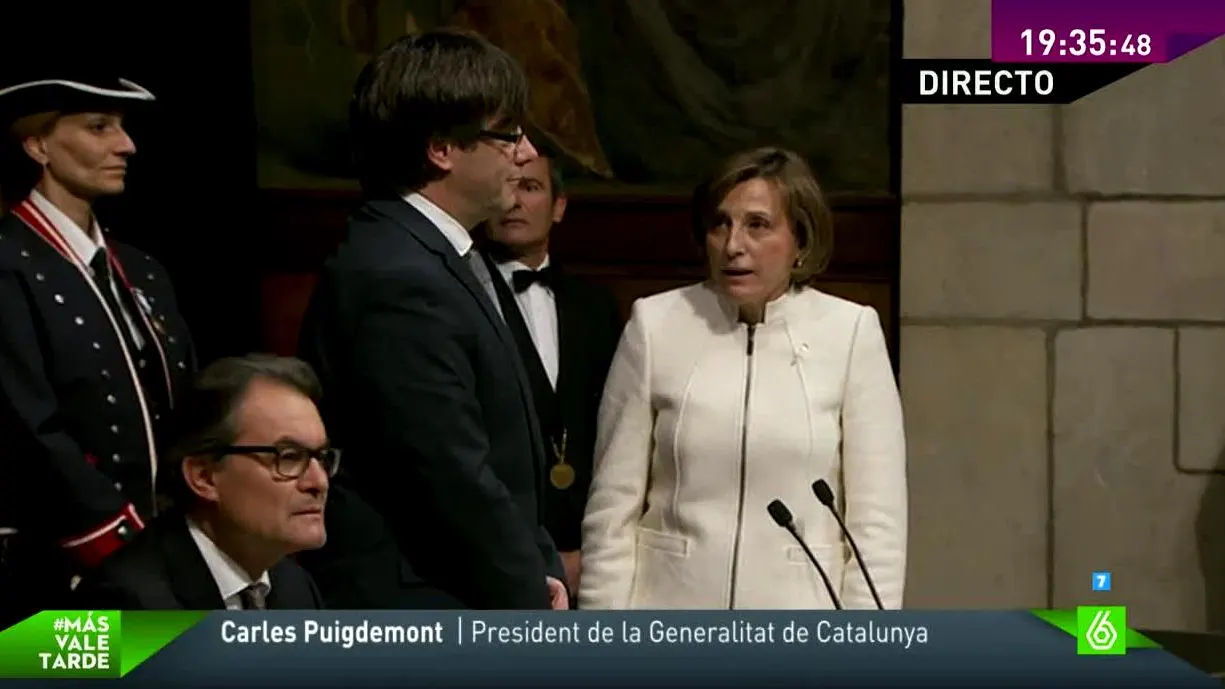 Forcadell y Puigdemont Forcadell y Puigdemont