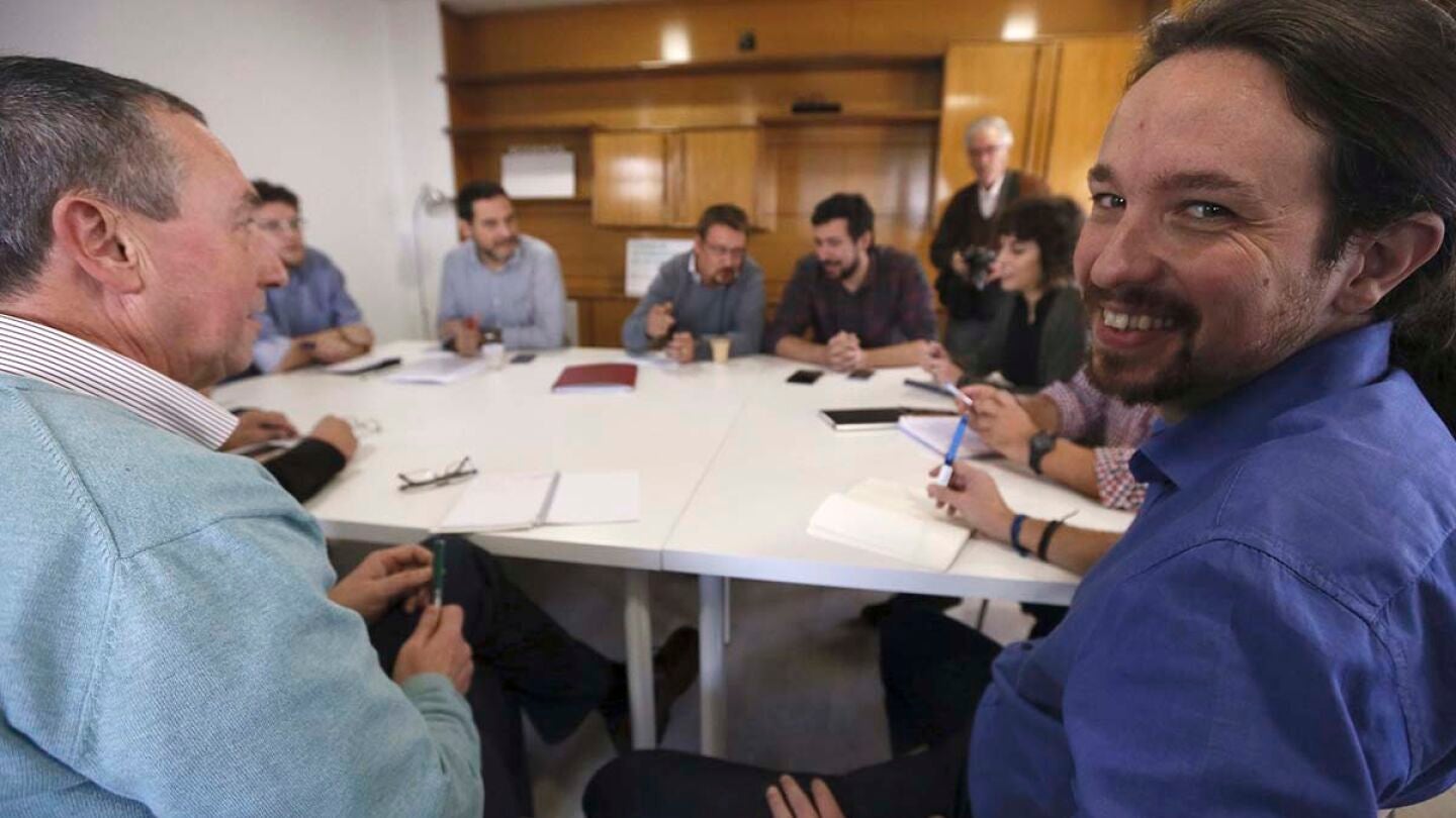 El l&iacute;der de Podemos, Pablo Iglesias