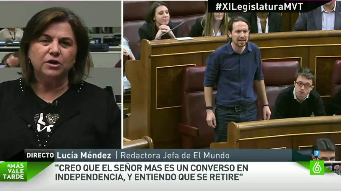Lucía Méndez, redactora de El Mundo