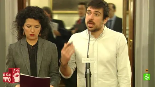 Ramón Espinar, senador de Podemos Ramón Espinar, senador de Podemos