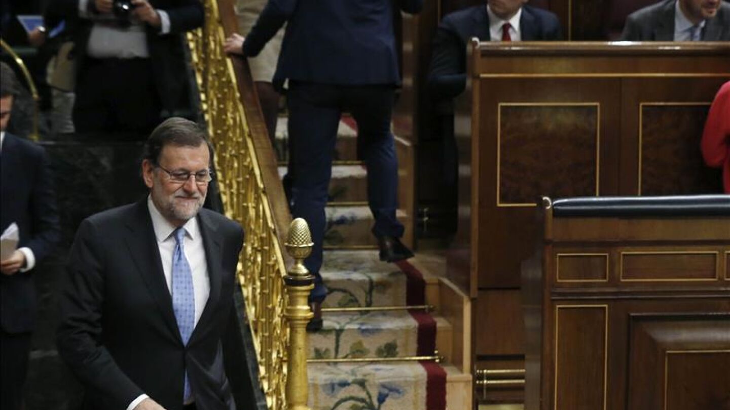 El presidente del Gobierno en funciones, Mariano Rajoy