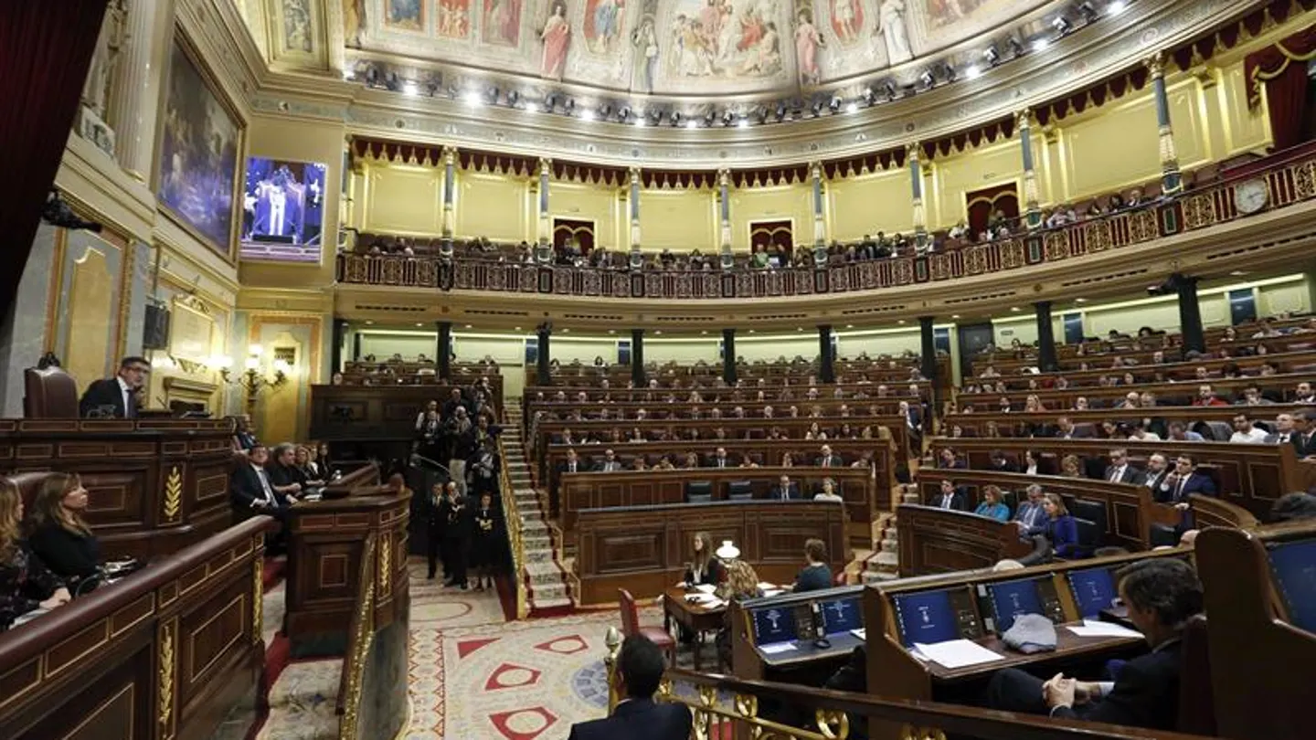 El hemiciclo del Congreso de los Diputados El hemiciclo del Congreso de los Diputados