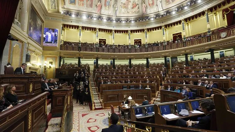 El hemiciclo del Congreso de los Diputados