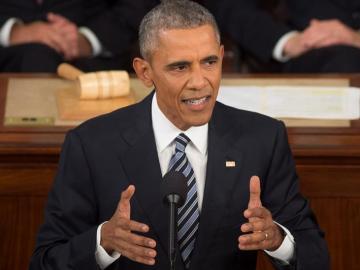 Barack Obama, durante un discurso del estado de la Unión Barack Obama, durante un discurso del estado de la Unión