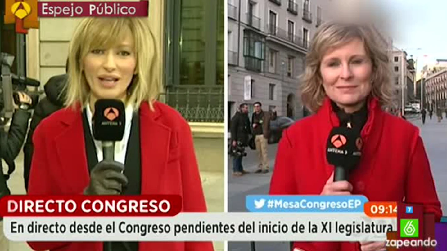 El rojo y negro, el look estrella en los alrededores del Congreso El rojo y negro, el look estrella en los alrededores del Congreso