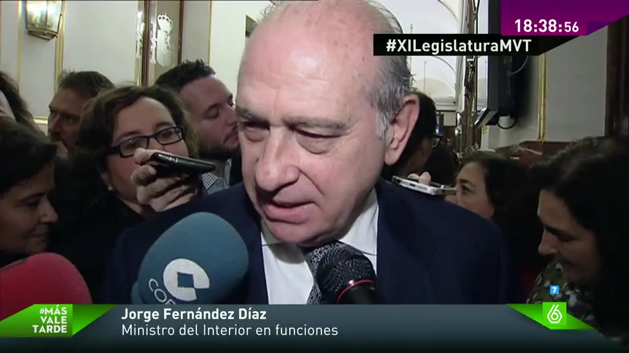 Jorge Fernández Díaz, ministro del Interior en funciones