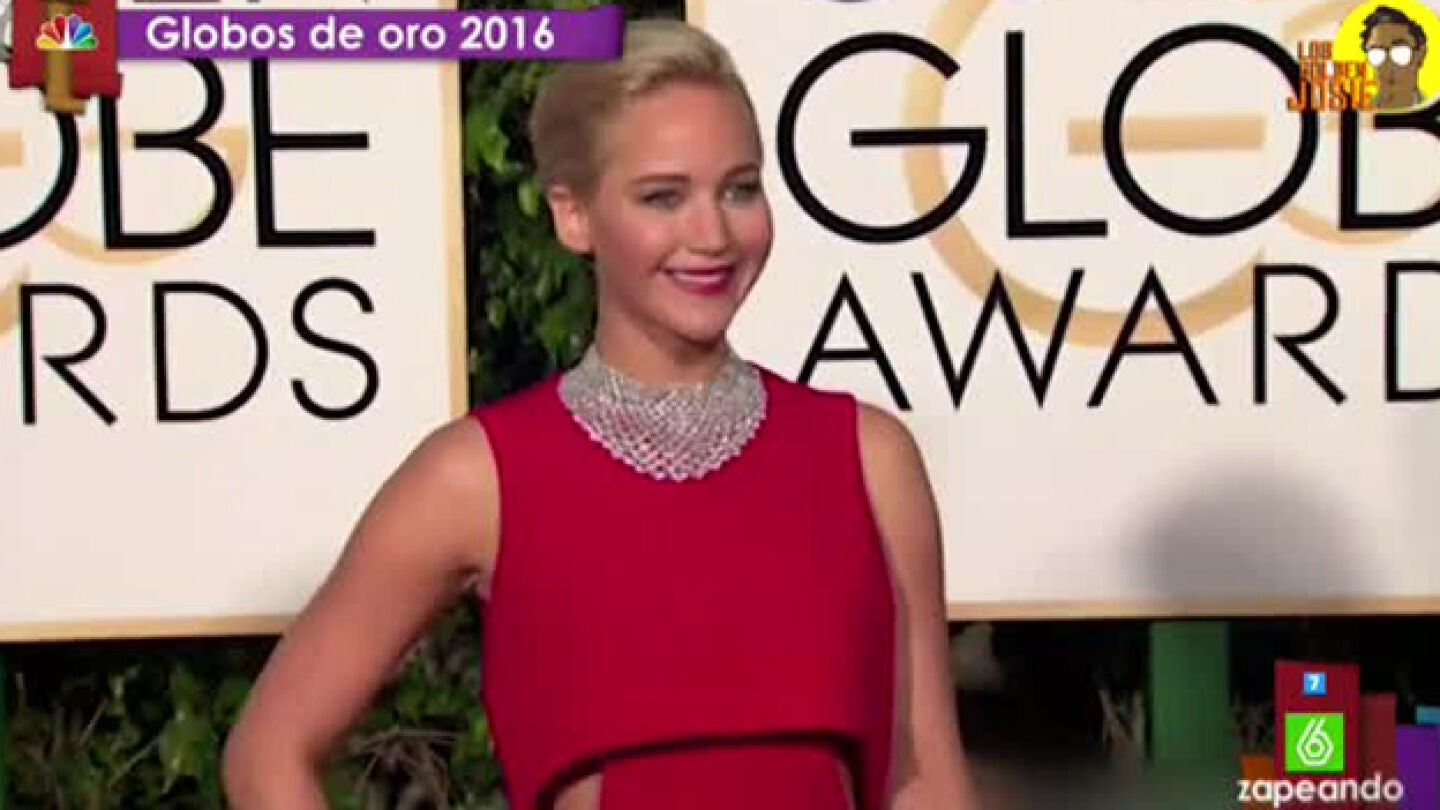 Jennifer Lawrence, en los Globos de Oro