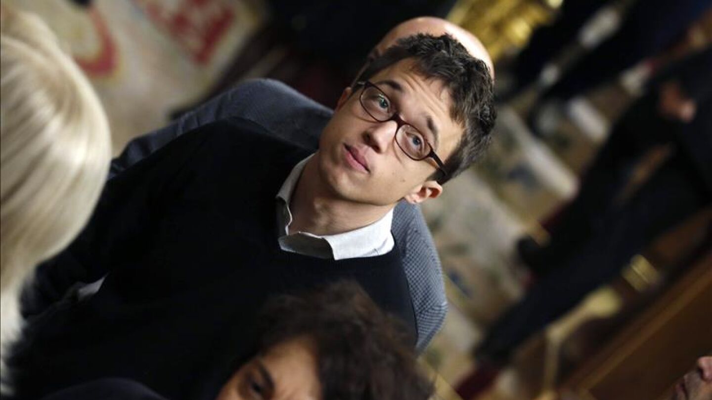 El diputado de Podemos &Iacute;&ntilde;igo Errej&oacute;n
