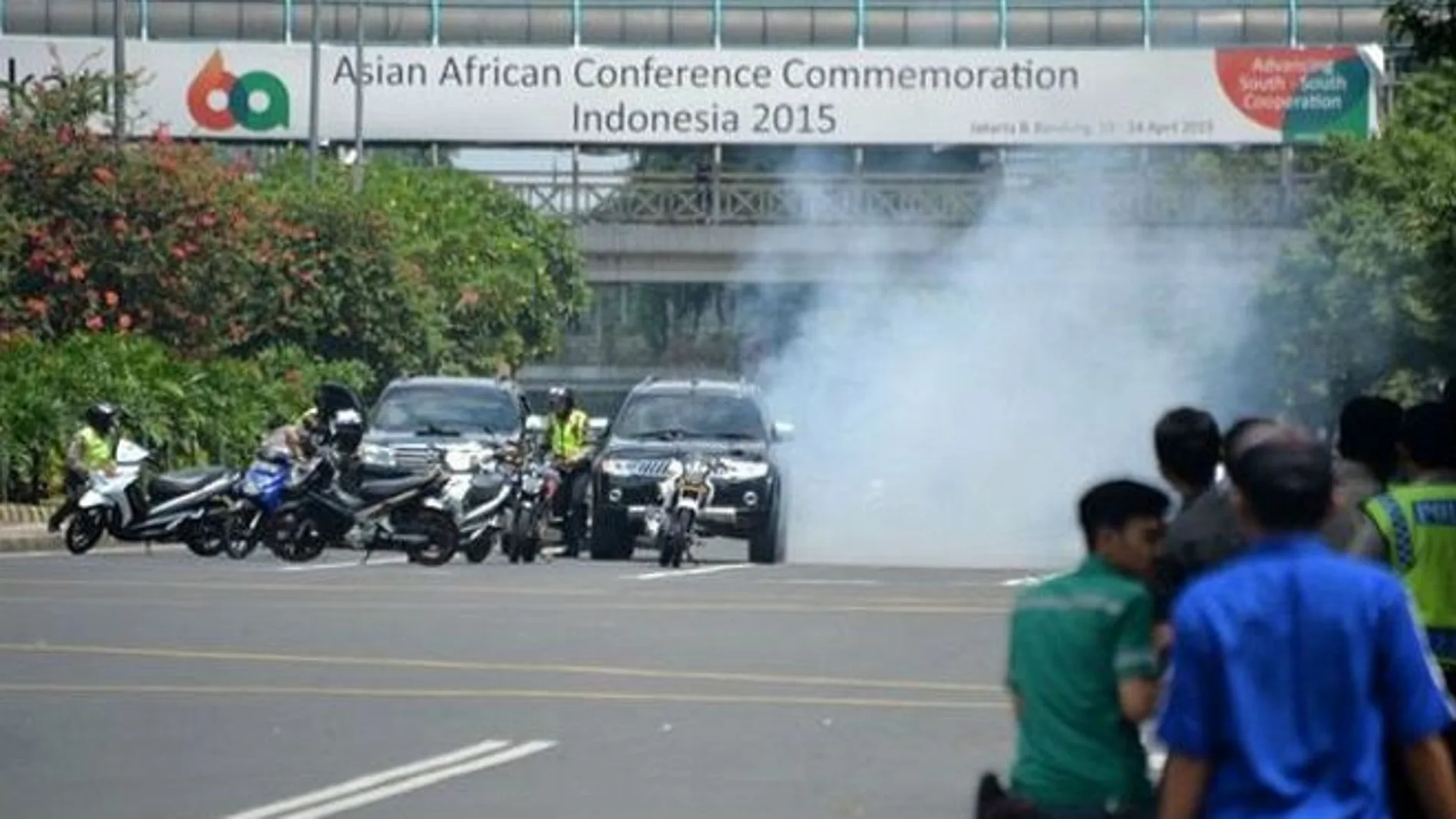 Un atentado azota el centro de Yakarta