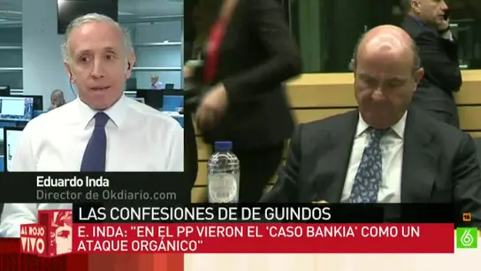 Eduardo Inda, sobre las declaraciones de De Guindos Eduardo Inda, sobre las declaraciones de De Guindos