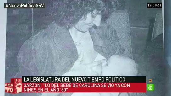 Nines Maestro, diputada de IU que amamantó a su bebé en el Congreso Nines Maestro, diputada de IU que amamantó a su bebé en el Congreso