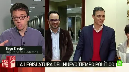 Íñigo Errejón, en Al Rojo Vivo Íñigo Errejón, en Al Rojo Vivo