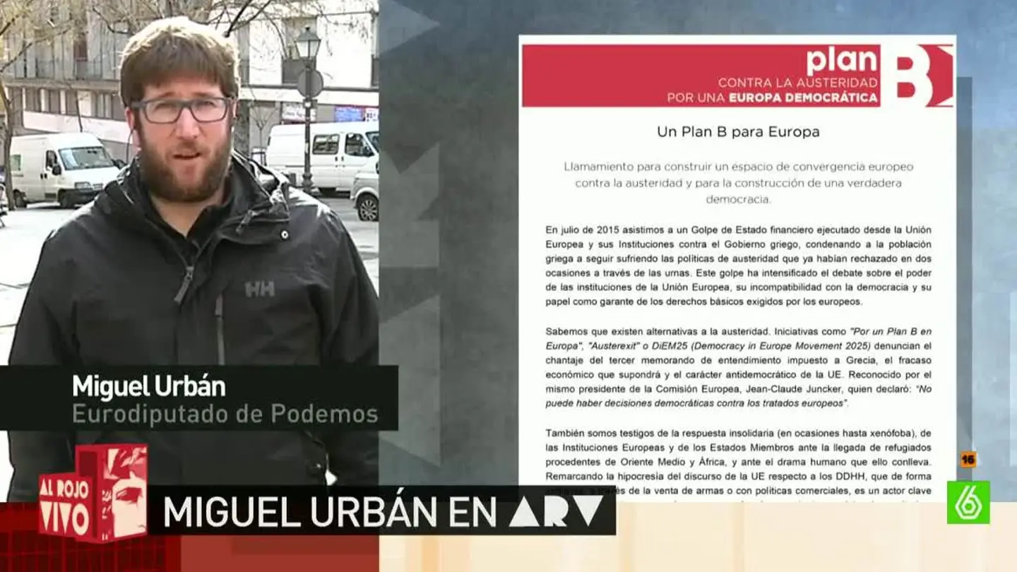 Miguel Urbán, eurodiputado de Podemos Miguel Urbán, eurodiputado de Podemos