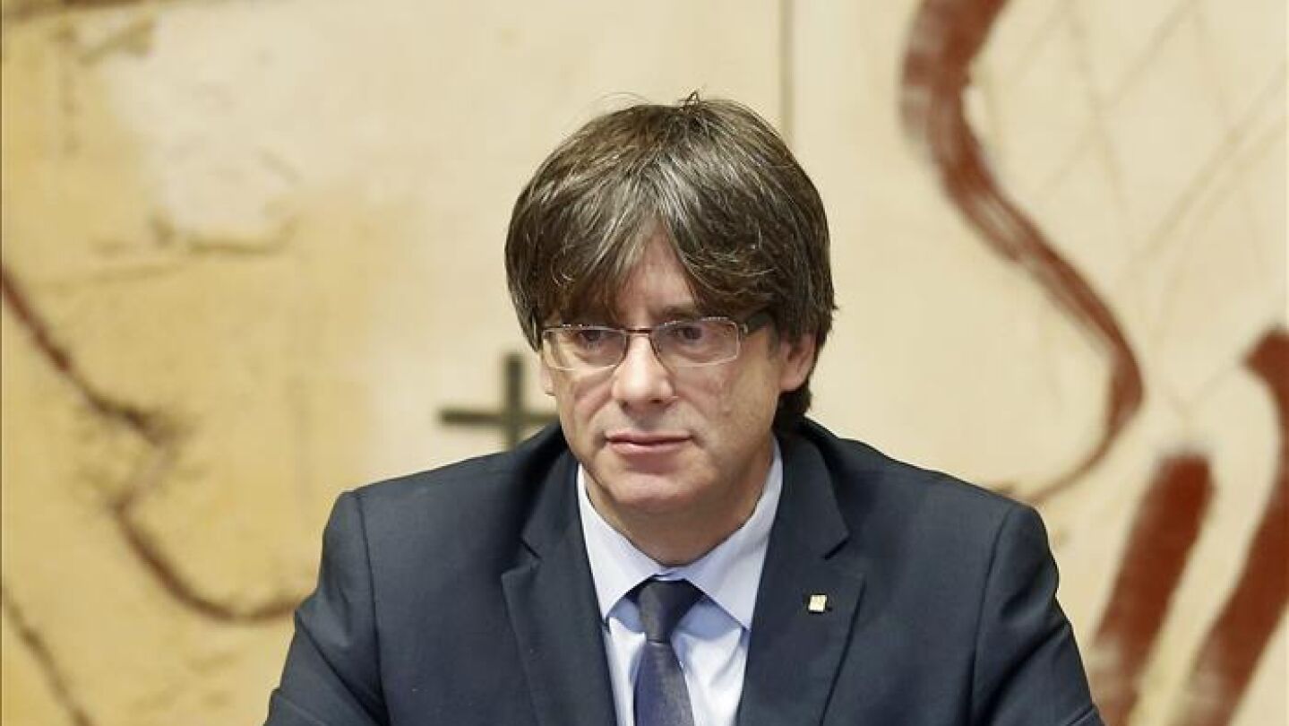 El presidente de la Generalitat, Carles Puigdemont