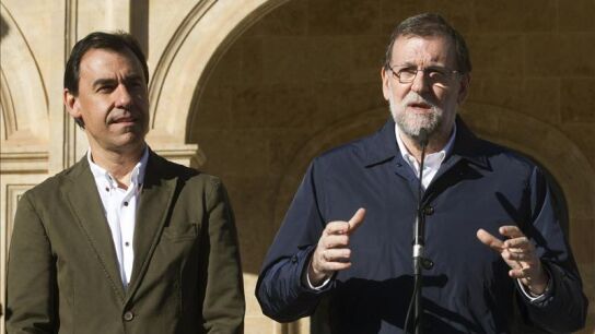 Mariano Rajoy con Ma&iacute;llo en Zamora