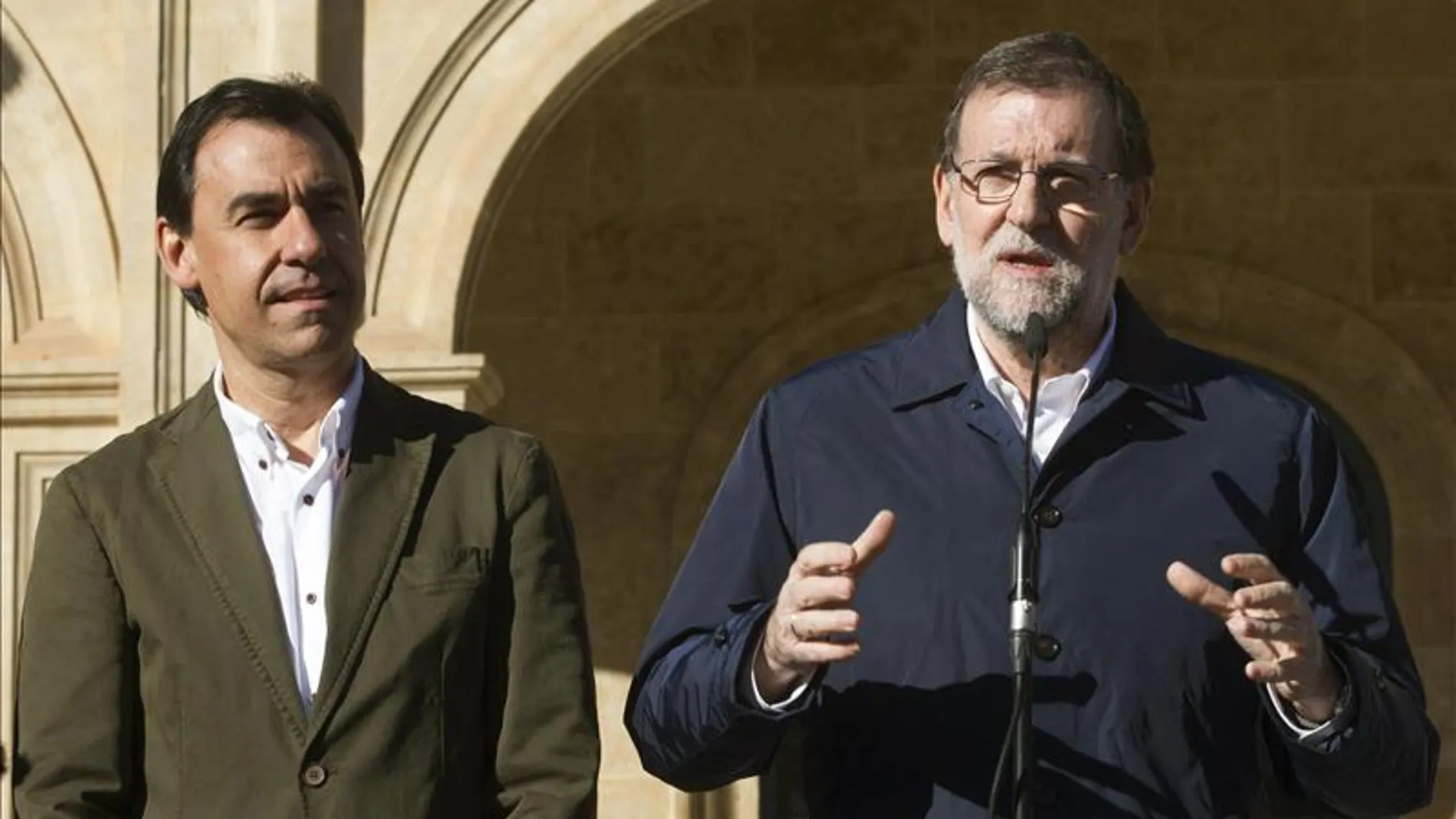 Mariano Rajoy con Maíllo en Zamora
