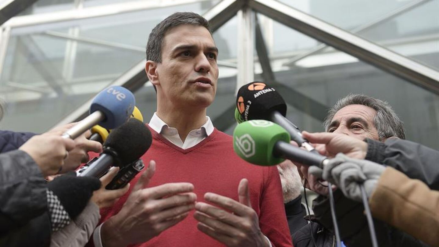  El secretario general del PSOE, Pedro S&aacute;nchez