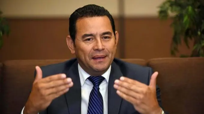 El presidente de Guatemala, Jimmy Morales