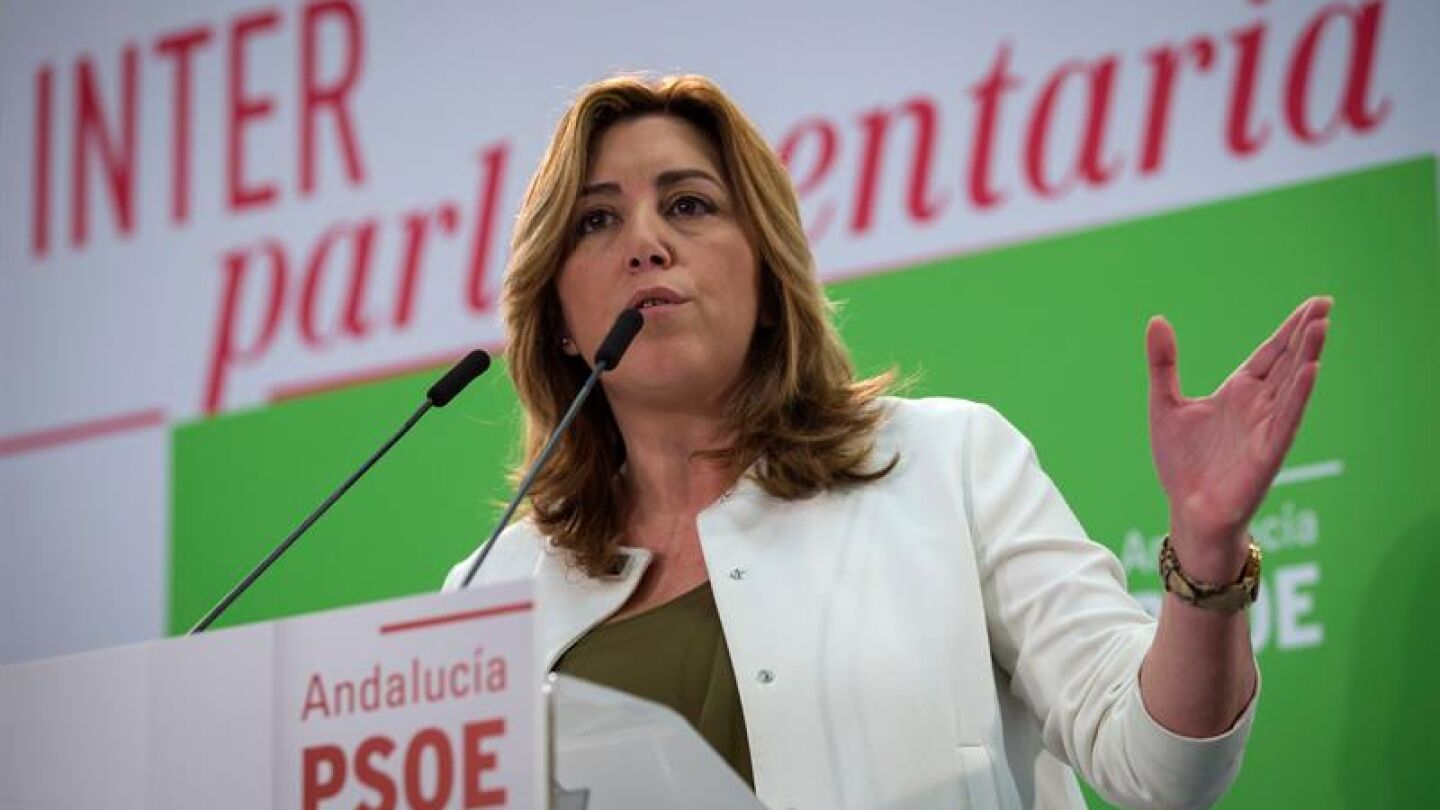 La secretaria general del PSOE-A y presidenta de la Junta de Andaluc&iacute;a, Susana D&iacute;az,