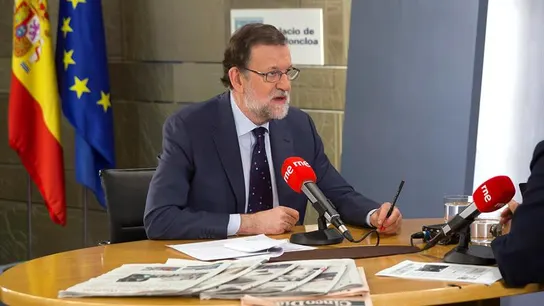 Mariano Rajoy, en una entrevista en RNE Mariano Rajoy, en una entrevista en RNE